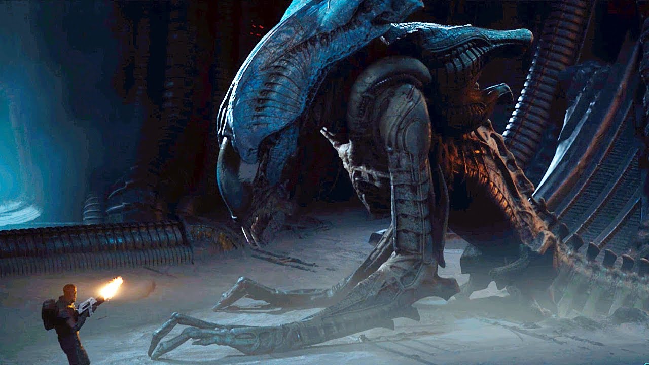ALIENS DARK DESCENT Ending & Final Boss Fight 4K ULTRA HD - YouTube