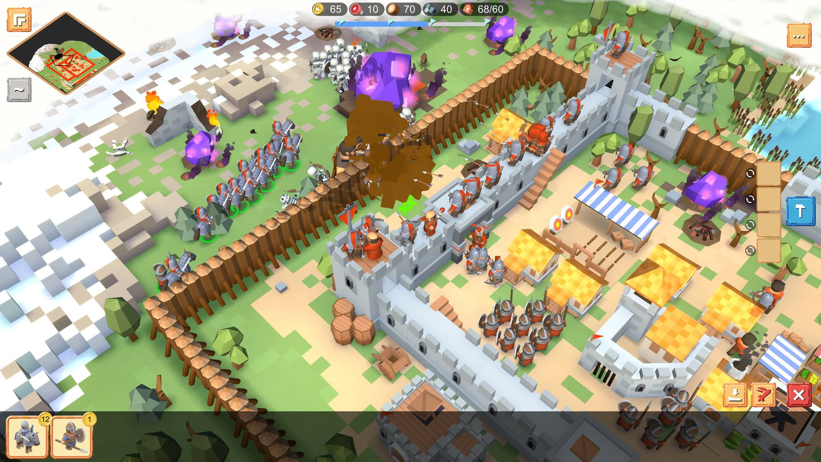 Баталия в RTS Siege Up