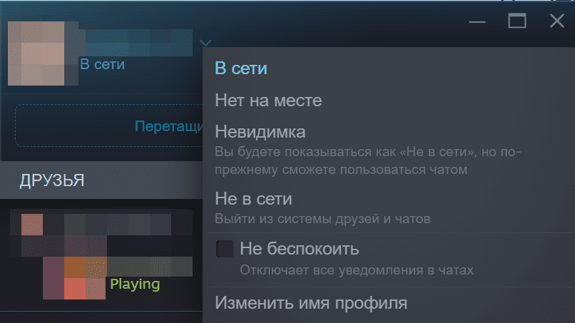 Статус стим
