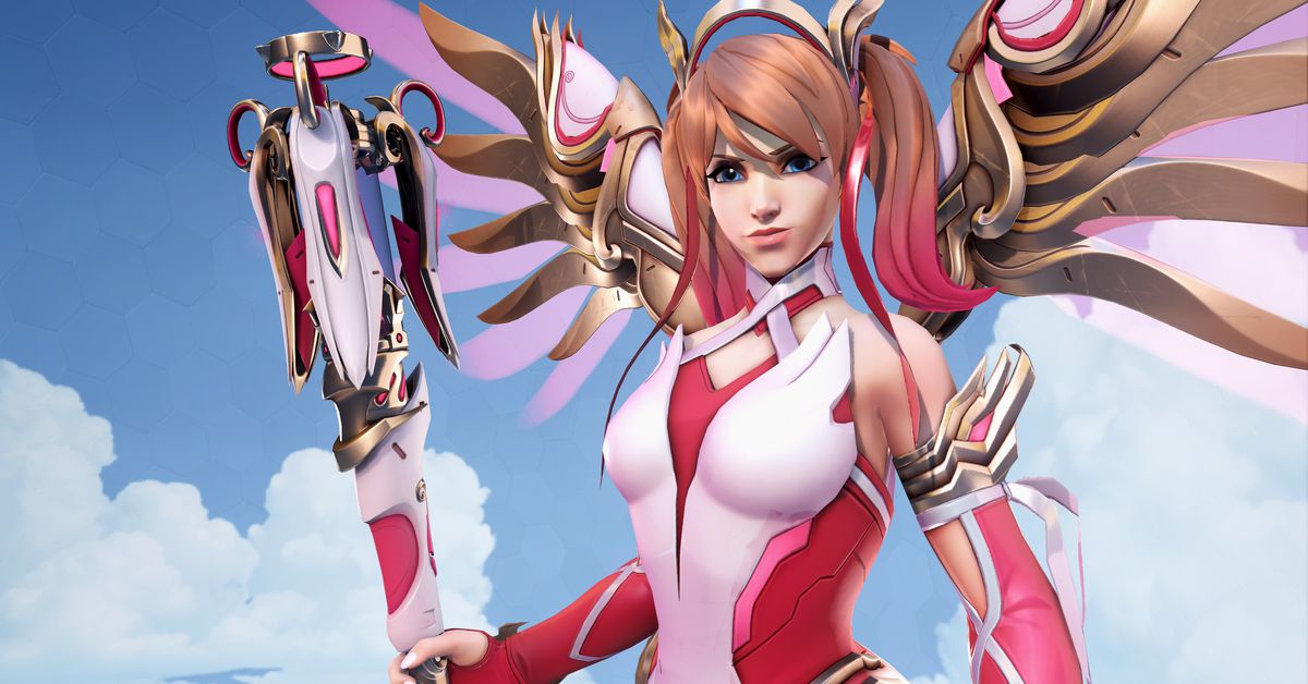 Скин Pink Mercy возвращается впервые с 2018 года, давая поклонникам второй шанс получить редкий облик Ангела