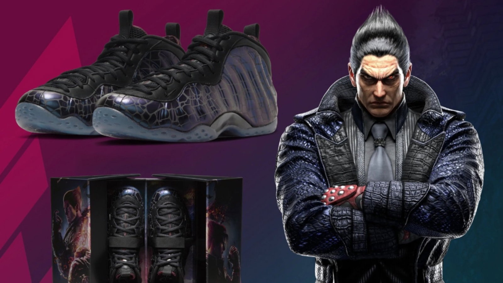 Tekken 8 и Nike представили модель кроссовок в стиле Казуи Мишимы