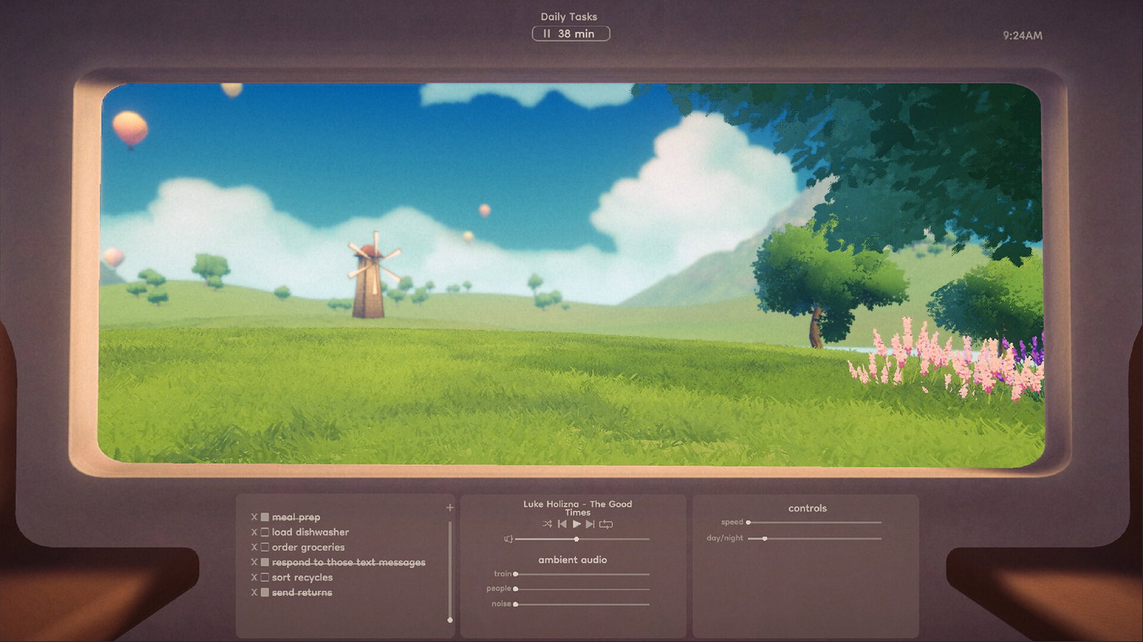 В Steam вышел необычный трекер продуктивности On Track
