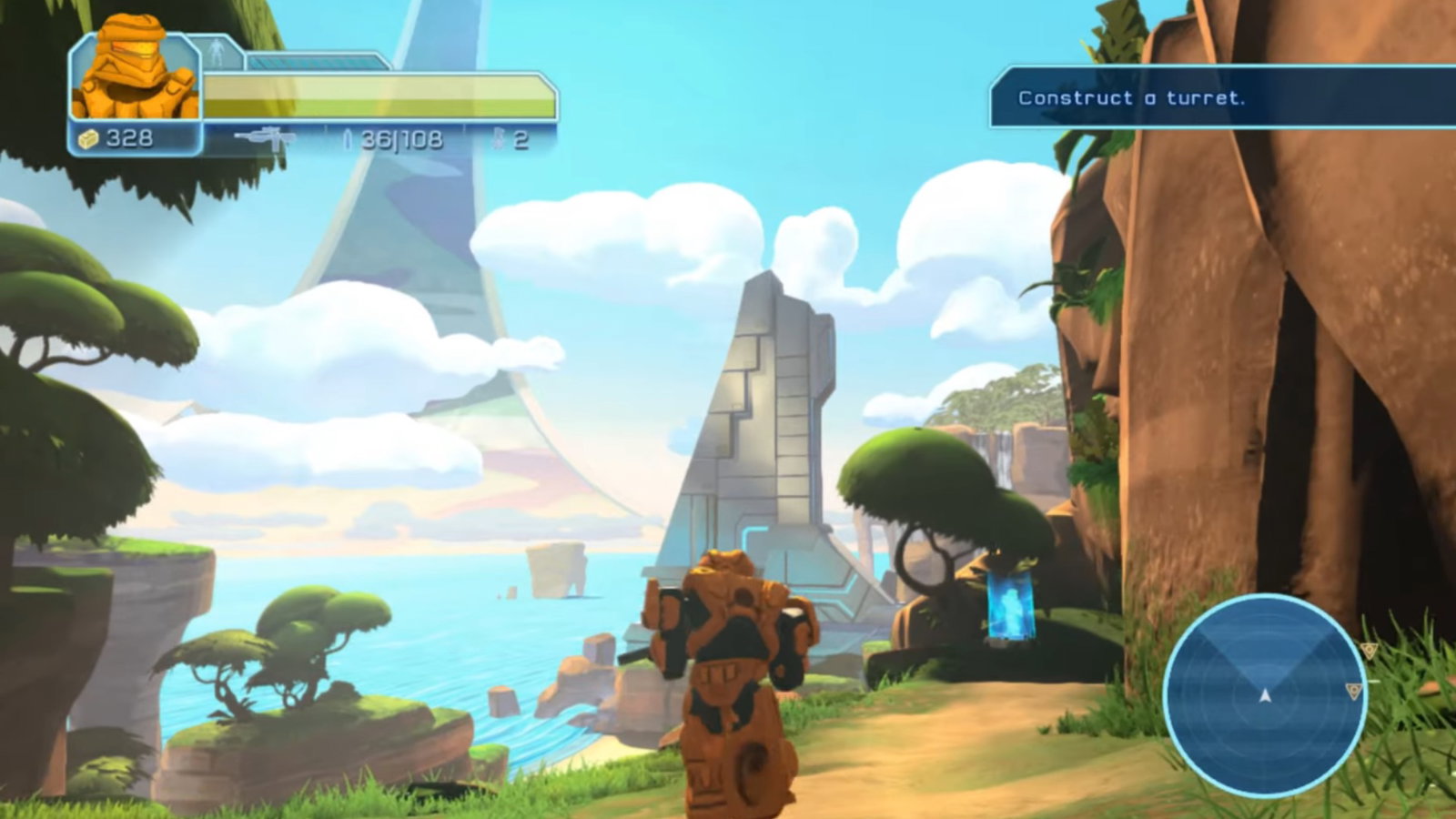 В сети появился прототип отменённой игры Halo в стиле конструктора Mega Bloks