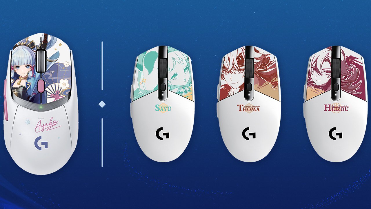 Logitech выпустит игровые мышки с героями Genshin Impact
