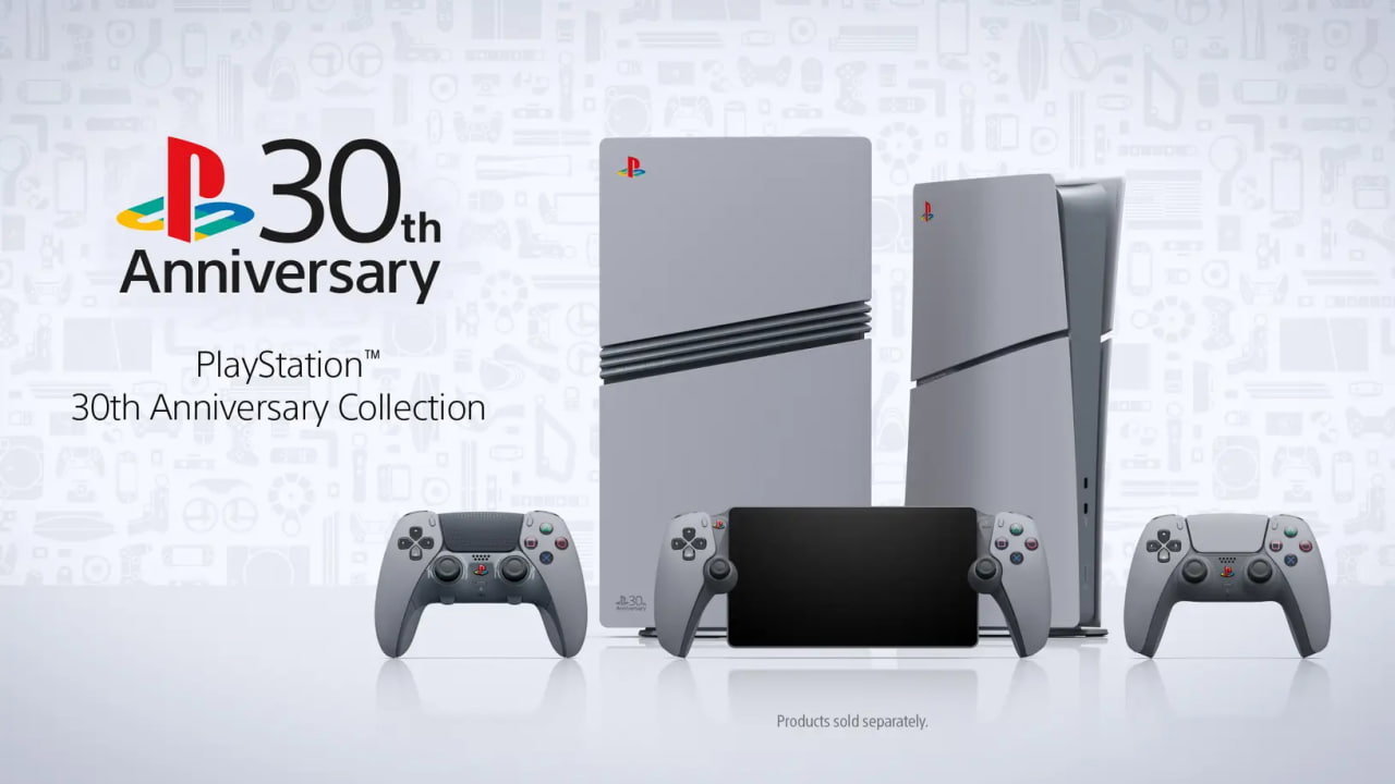 Sony представила лимитированные версии PS5 и PS5 Pro в стиле первой PlayStation