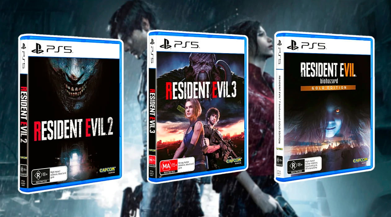 Resident Evil 2, 3 и 7 выйдут на физических носителях для PS5 — Kupikod Media