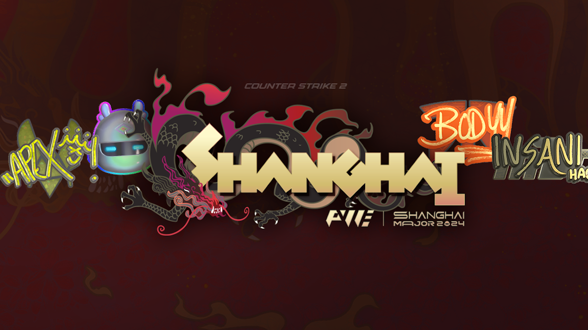 В CS2 вышли наклейки для Shanghai Major