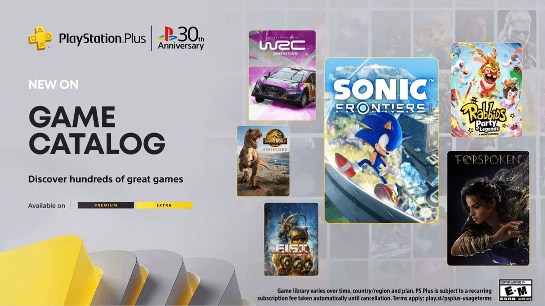 Forspoken, Sonic Frontiers и Jurassic World Evolution 2: новые игры в PS Plus Extra и Premium в декабре