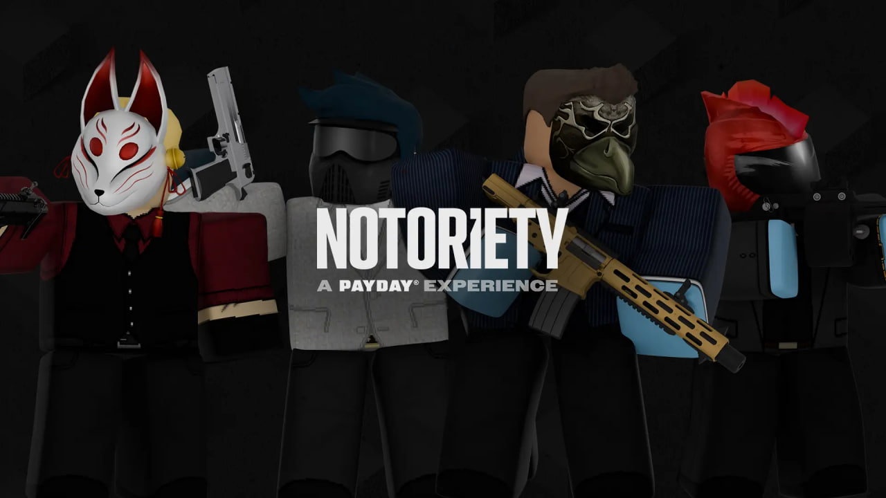Состоялся анонс Notoriety: A Payday Experience — перезапуска популярного шутера в Roblox