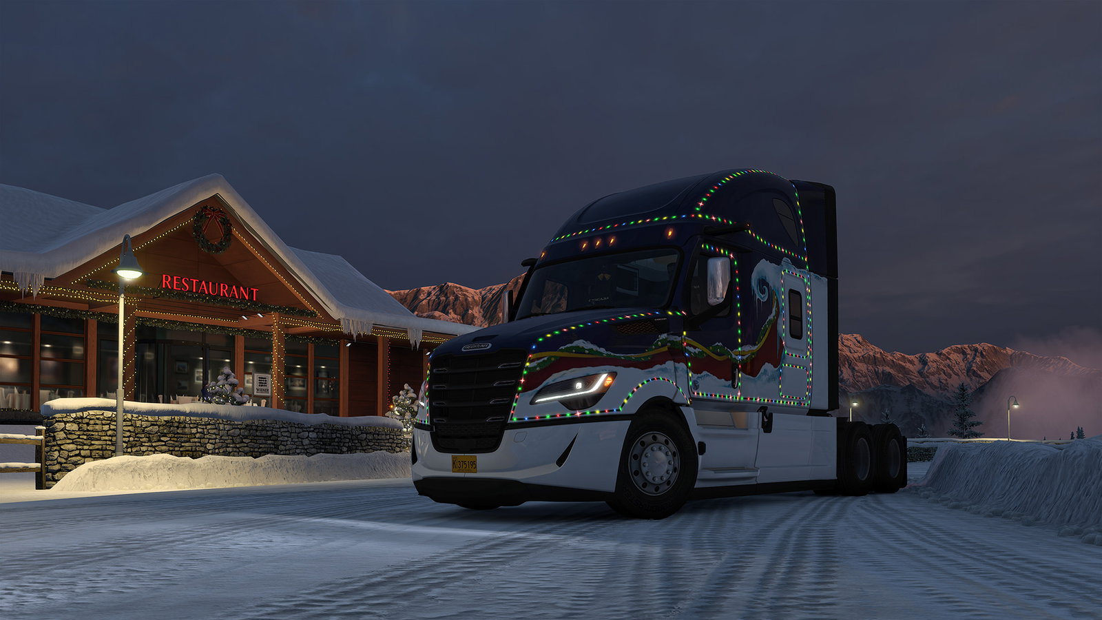 В American Truck Simulator начался ивент Return to Winterland