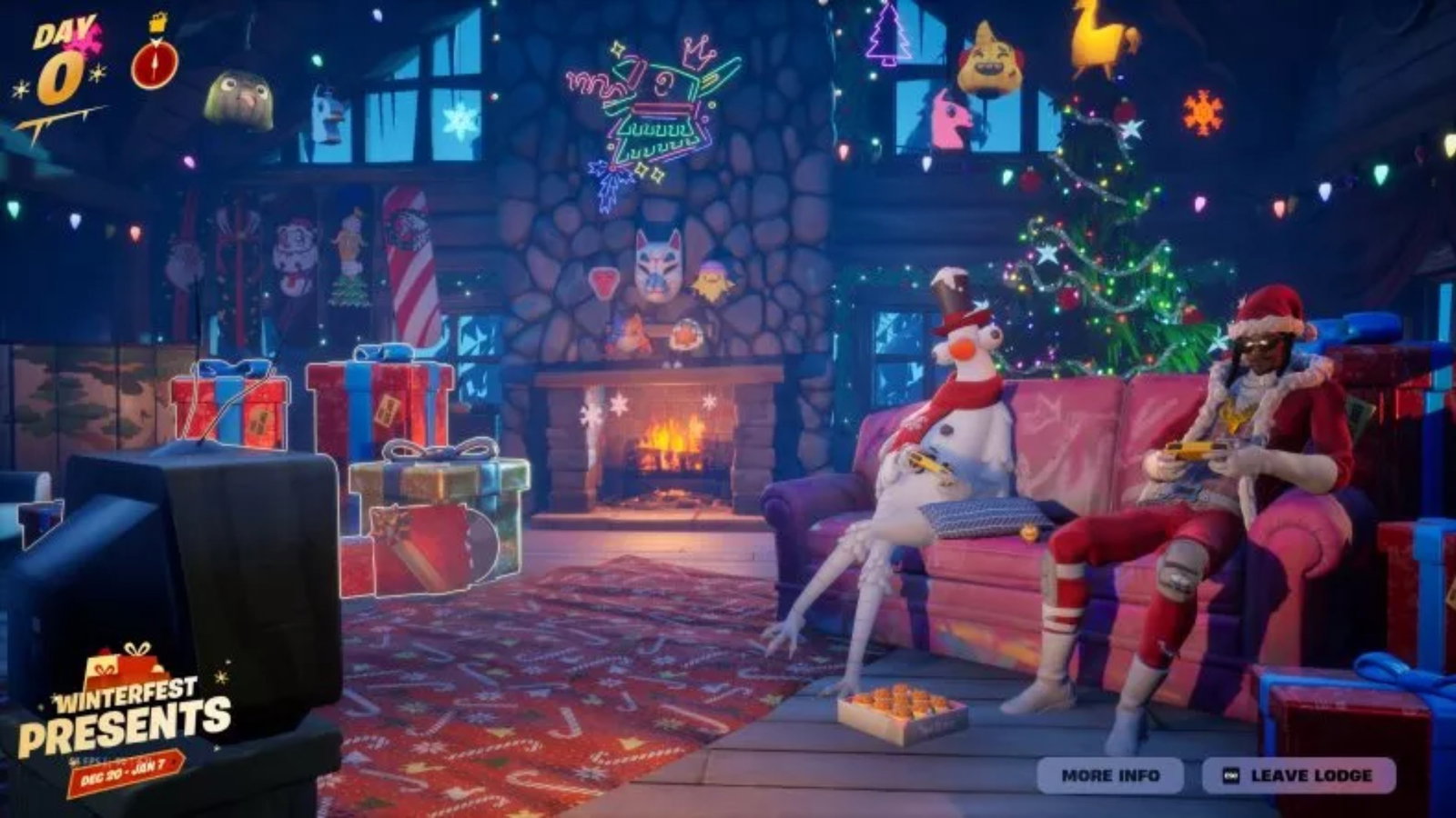 Fortnite получил зимнее обновление с обликами «Скибиди туалетов»