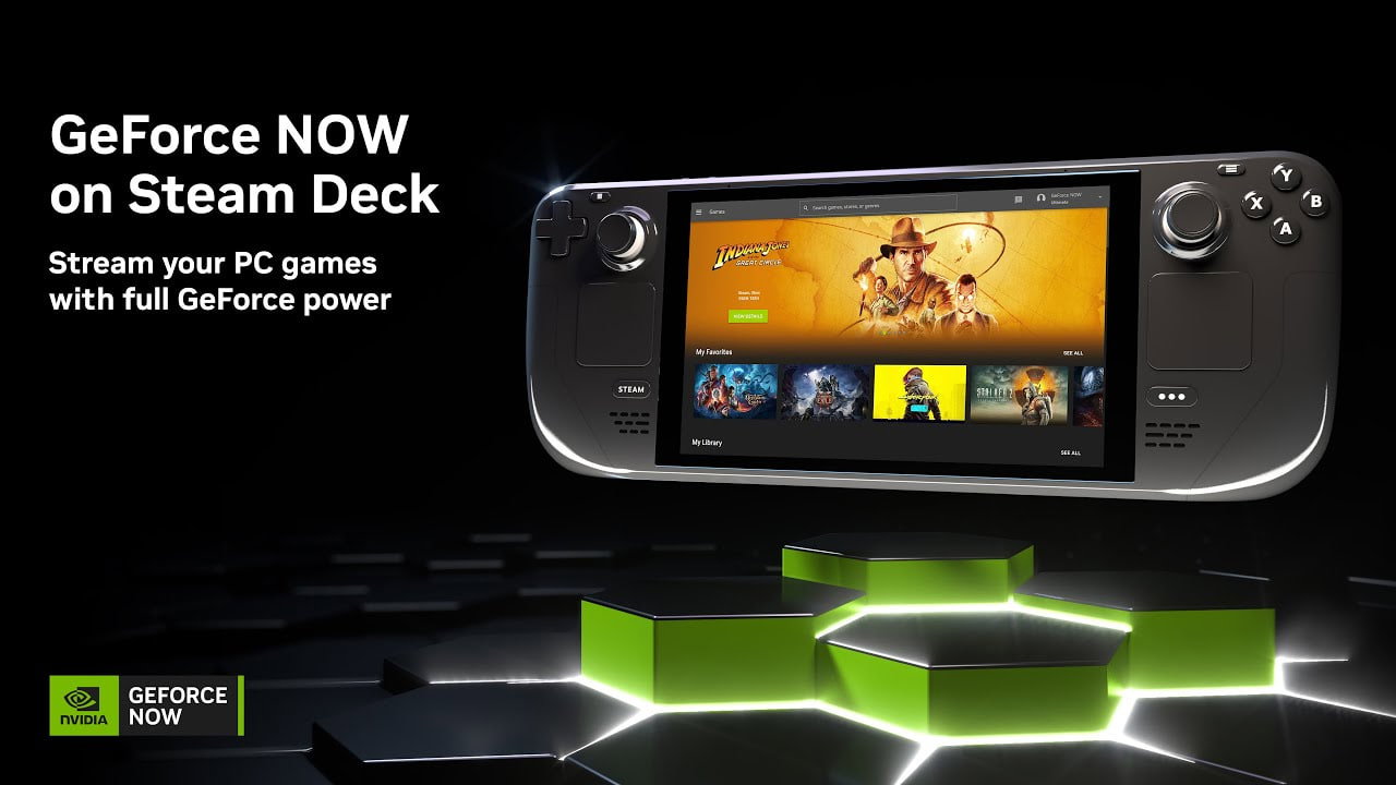 NVIDIA выпустит официальное приложение GeForce Now на Steam Deck — Kupikod Media