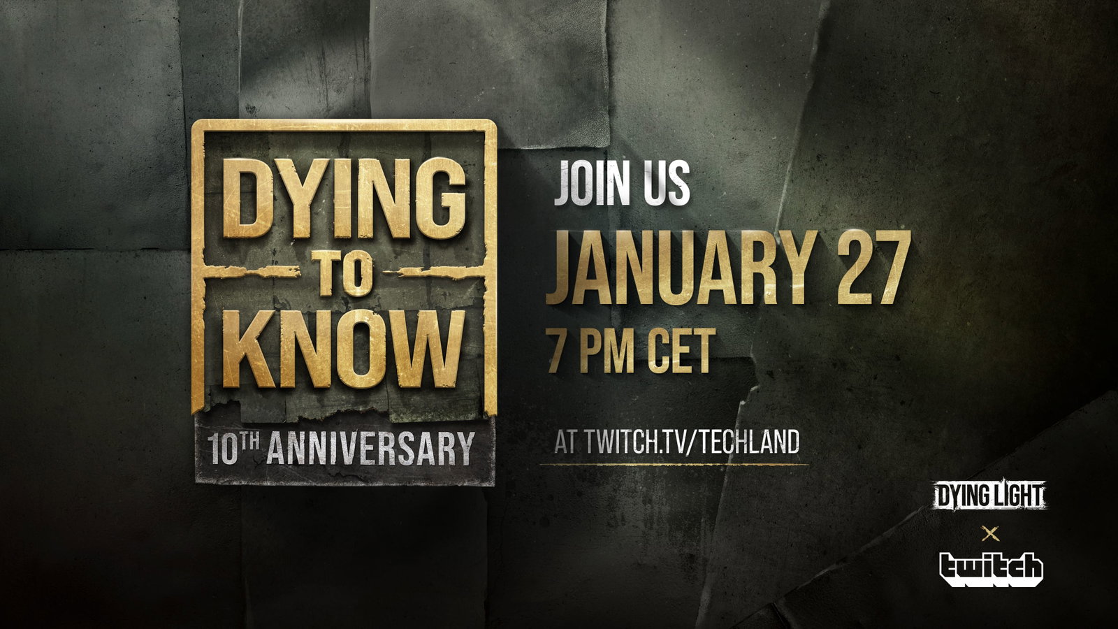 Techland проведет праздничную трансляцию к годовщине Dying Light — Kupikod Media